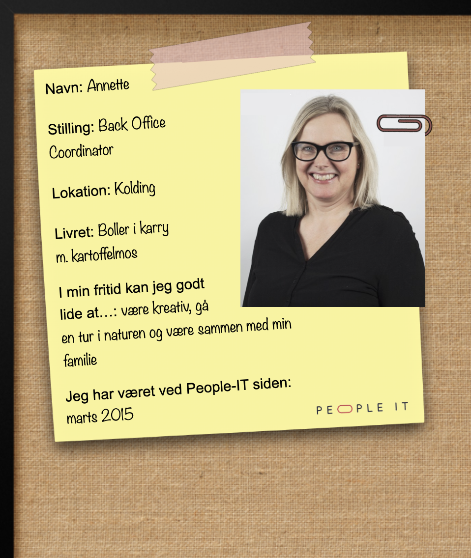 Annette. People-IT. Freelance IT-konsulent