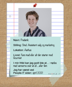 Frederik. People-IT. Freelance IT konsulent