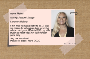 Malene. People-IT. Freelance IT konsulent