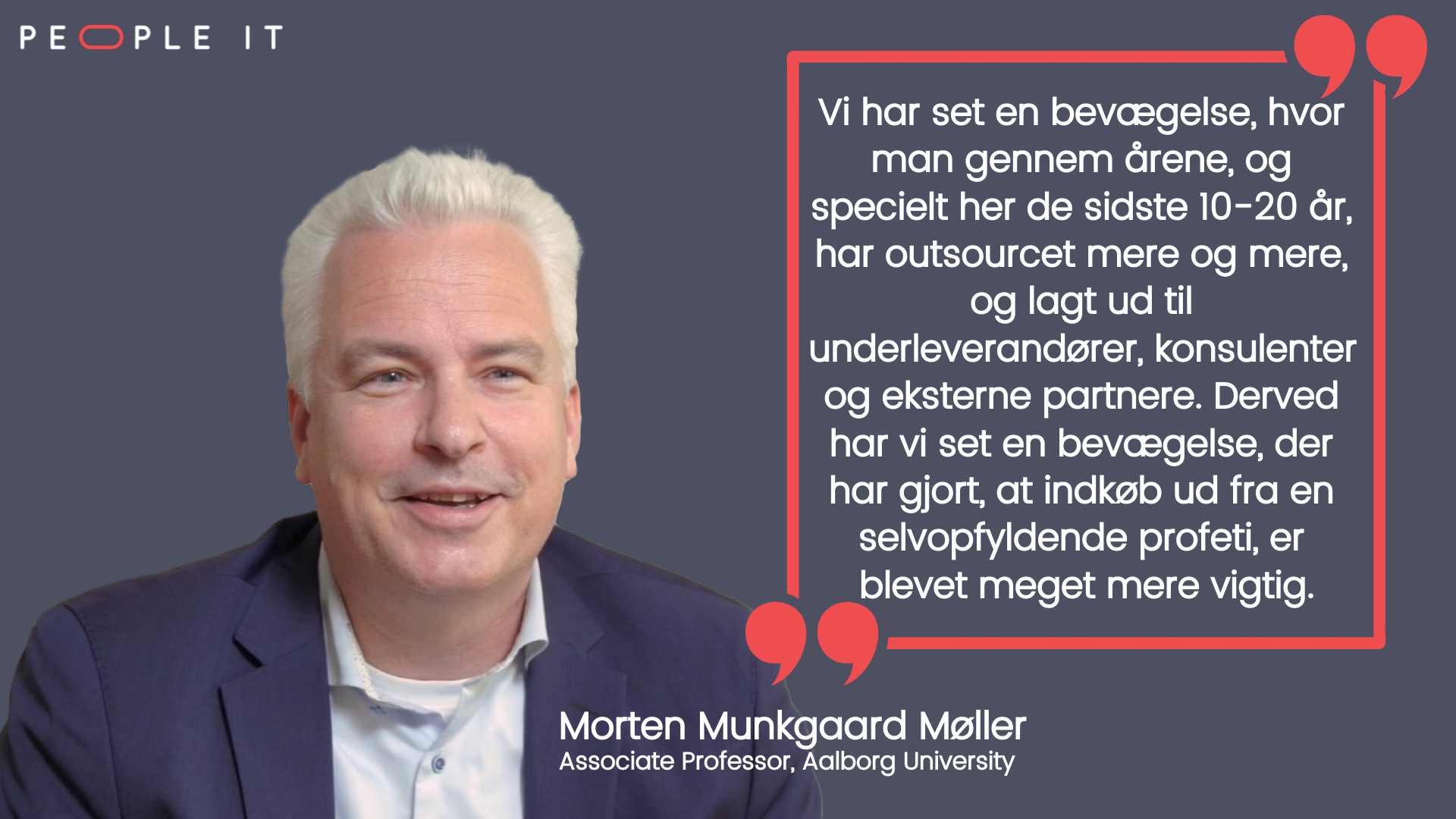 Morten Munkgaard Møller. Indkøb