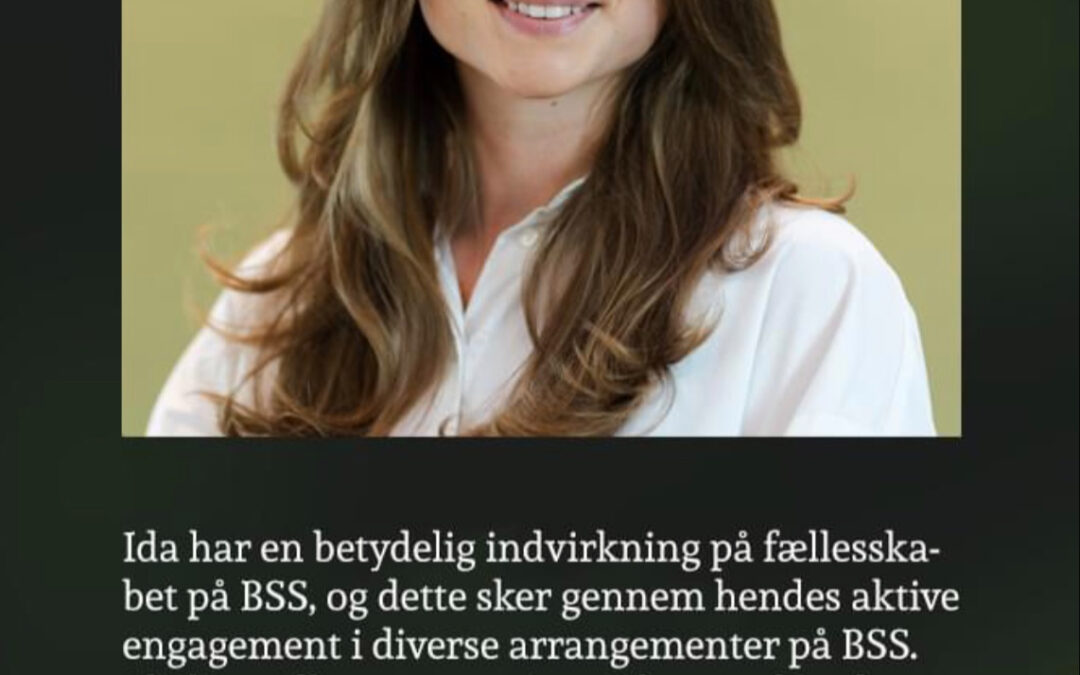 Ida var nomineret til Årets Medstuderende på Aarhus BSS!